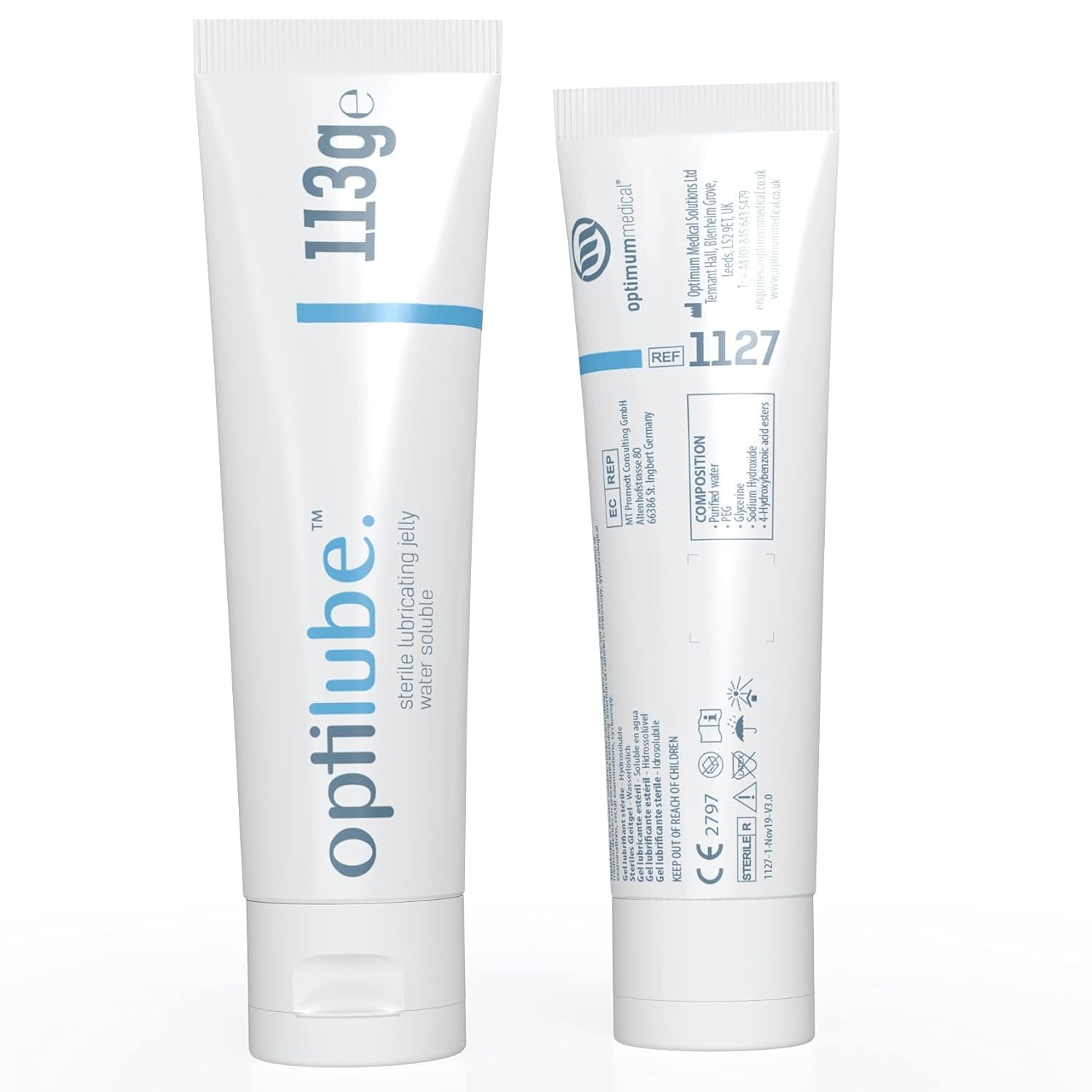 OptiLube Tubes - Sterile Lubricating Jelly for Insertion of Medical Devices in 5