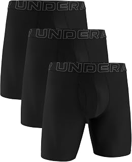 Under Armour Men's Performance Tech Mesh Long-leg Boxerjock Brief Underwear, 9" Inseam, All-day Comfort & Ultra-soft, 3-pack Boxer Briefs (pack of 3)