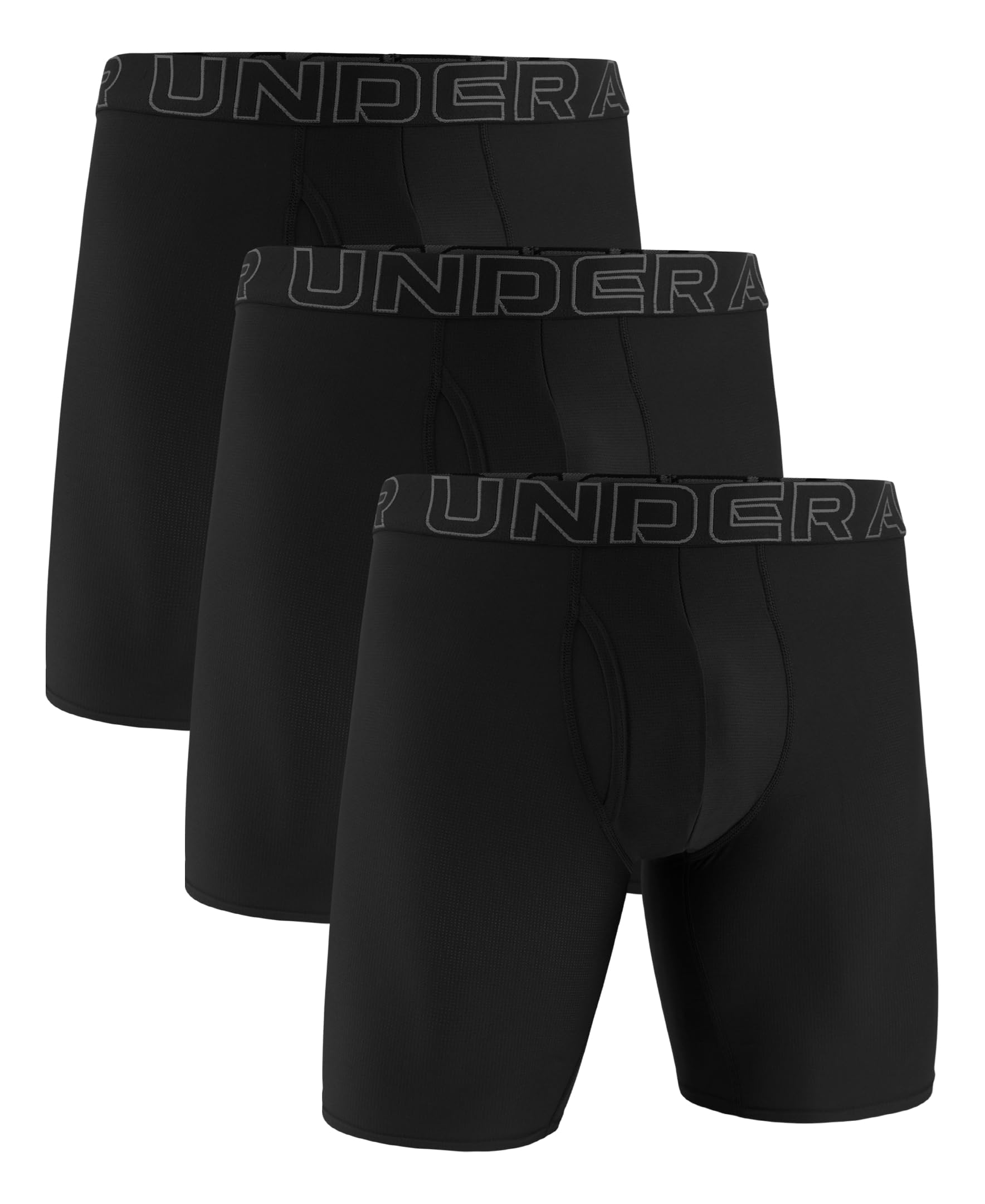 Under Armour Men's Performance Tech Mesh Long-leg Boxerjock Brief Underwear, 9" 