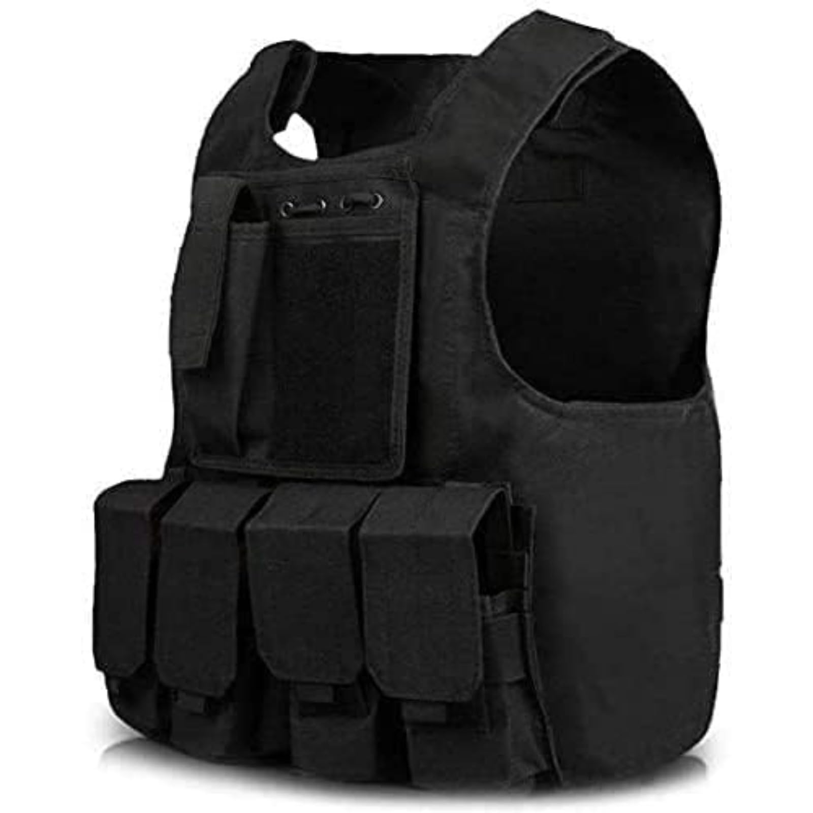 Kids Tactical Vest,Protective Airsoft Vest Kids,Adjustable Paintball Vest with R