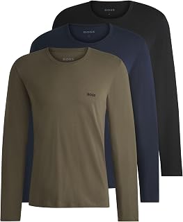Boss Lsshirtrn 3p Classic 10243514 Underw_Men's Long-Sleeved Shirt (Pack of 1)
