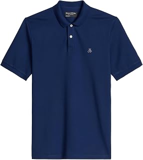 Marc OPolo Men's Short-Sleeved Polo Shirt in Organic Cotton Regular Fit