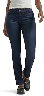 Lee Women's Plus Size Flex Motion Straight Fit Jeans