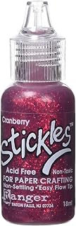 Cranberry Stickles Glitter Glue .5oz