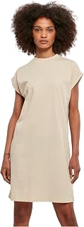 Urban Classics Ladies Turtle Extended Shoulder Dress Women's Mini Dress Black