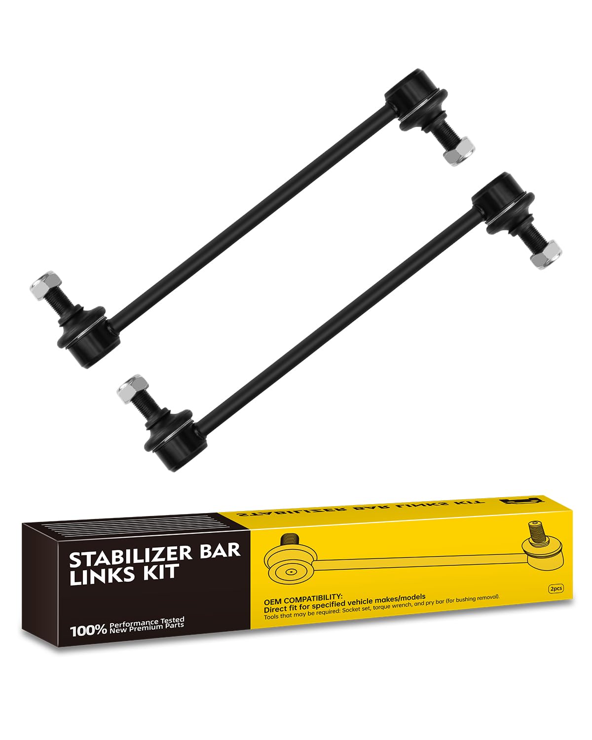 TOVASTY Front Sway Stabilizer Bar Links for Hyundai Elantra 2011-2016 | Fits for