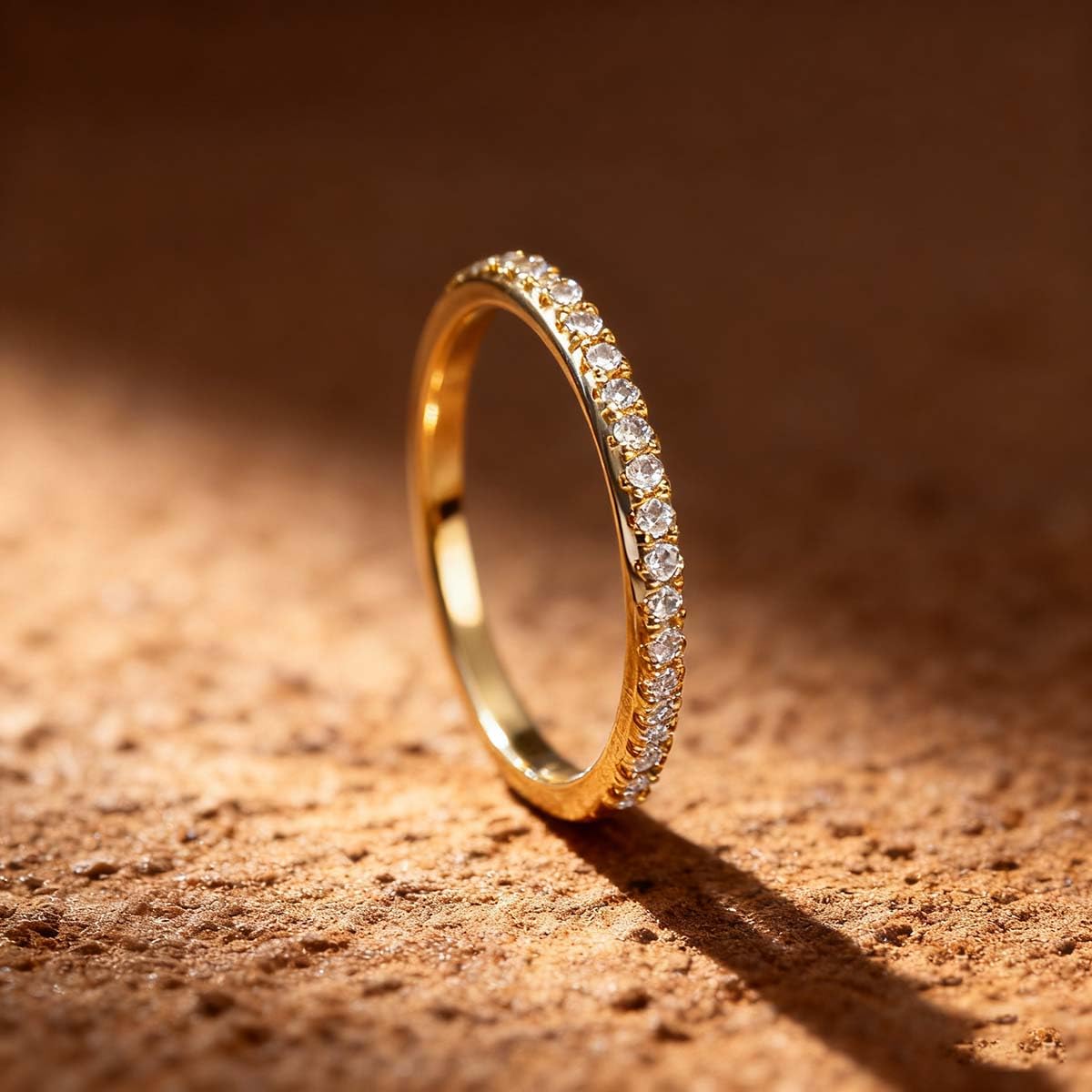 1 Pcs Minimalist Micro Inlay Ring for Men Women Fine Jewelry Daily Dating Prom P