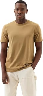 GAP Men's V-Everyday Soft Crew Stripe T-Shirt