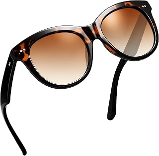 Joopin Oversized Round Cat Eye Sunglasses Polarized UV Protection