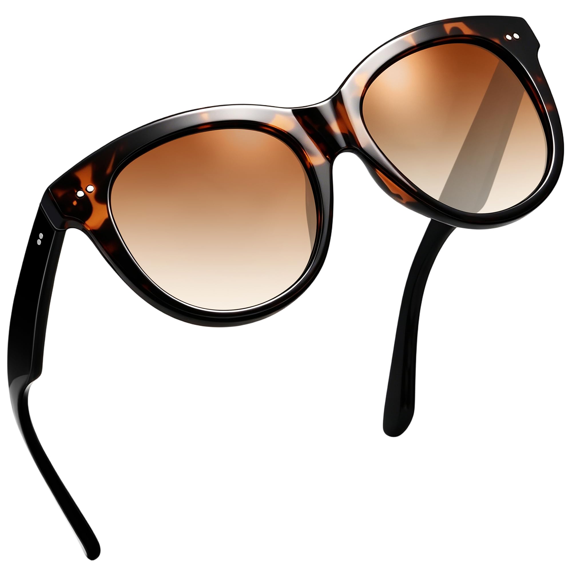 Joopin Oversized Round Cat Eye Sunglasses Polarized UV Protection