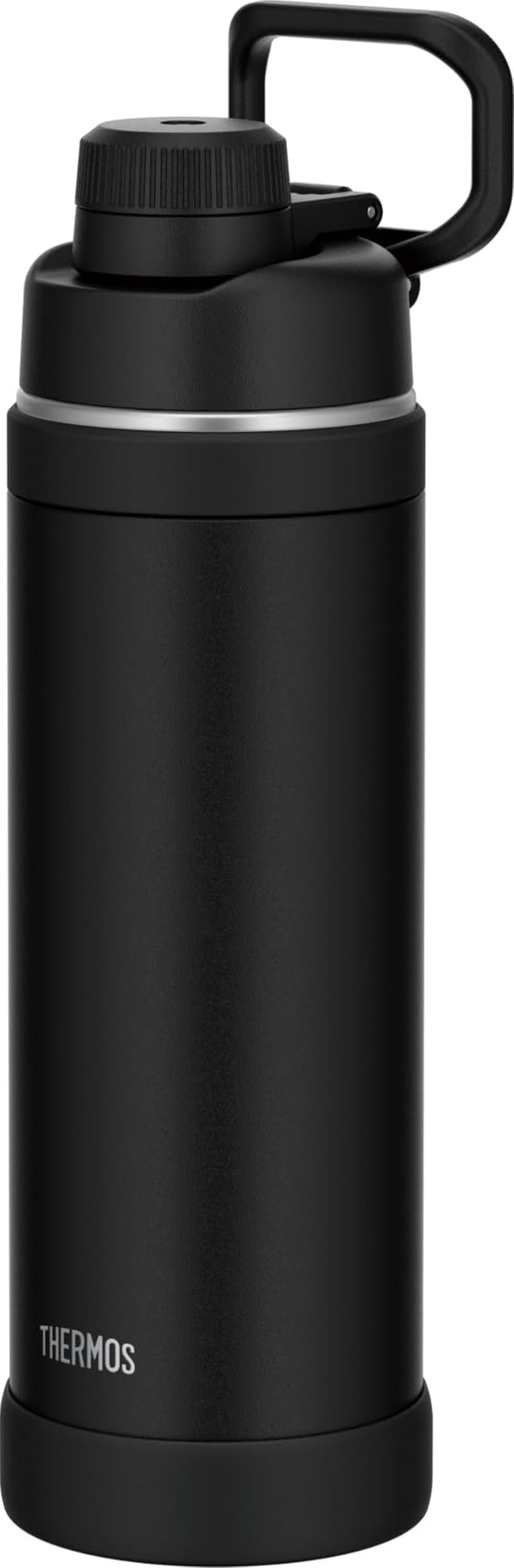 FJU-1000 BK Thermos Water Bottle, Vacuum Insulated Sports Bottle, 1 Litre, Black