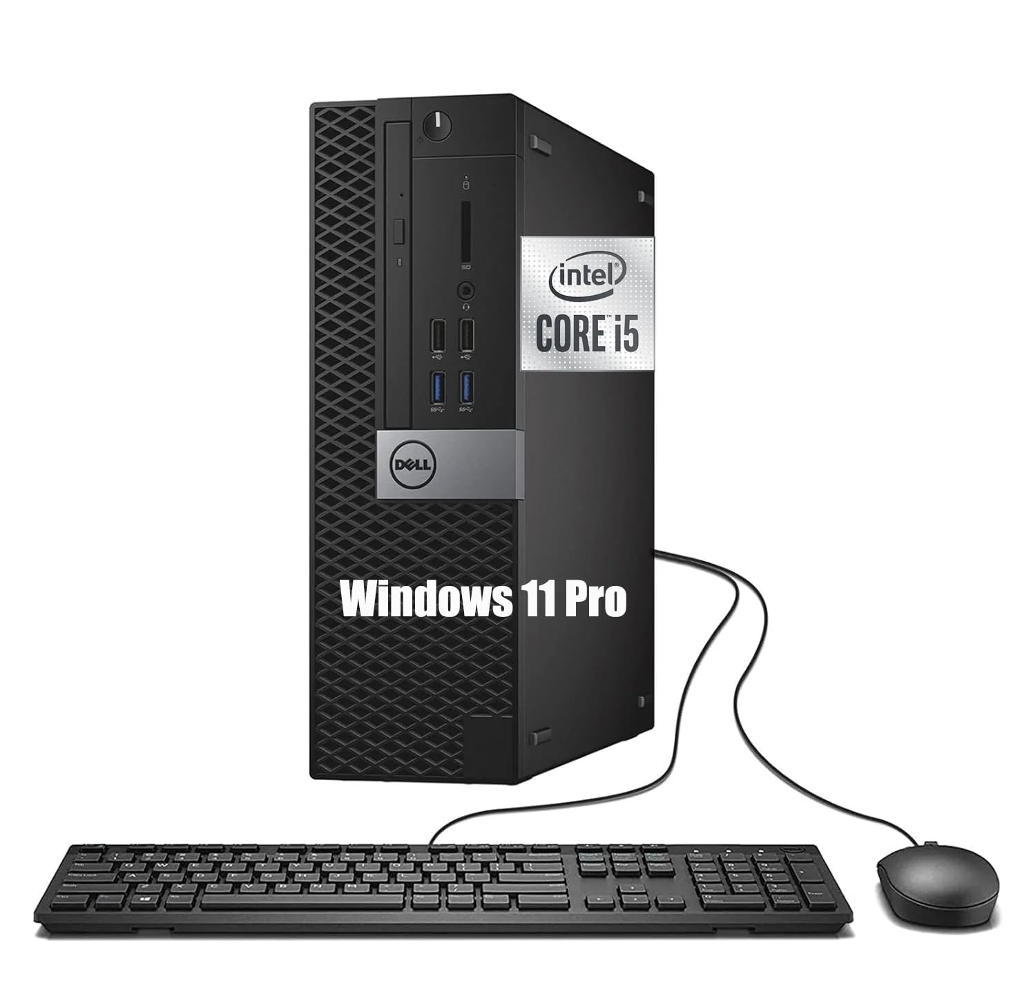 Dell Optiplex 3050 SFF Desktop Computer, Intel Core i5-7500, 16GB RAM, 512GB SSD
