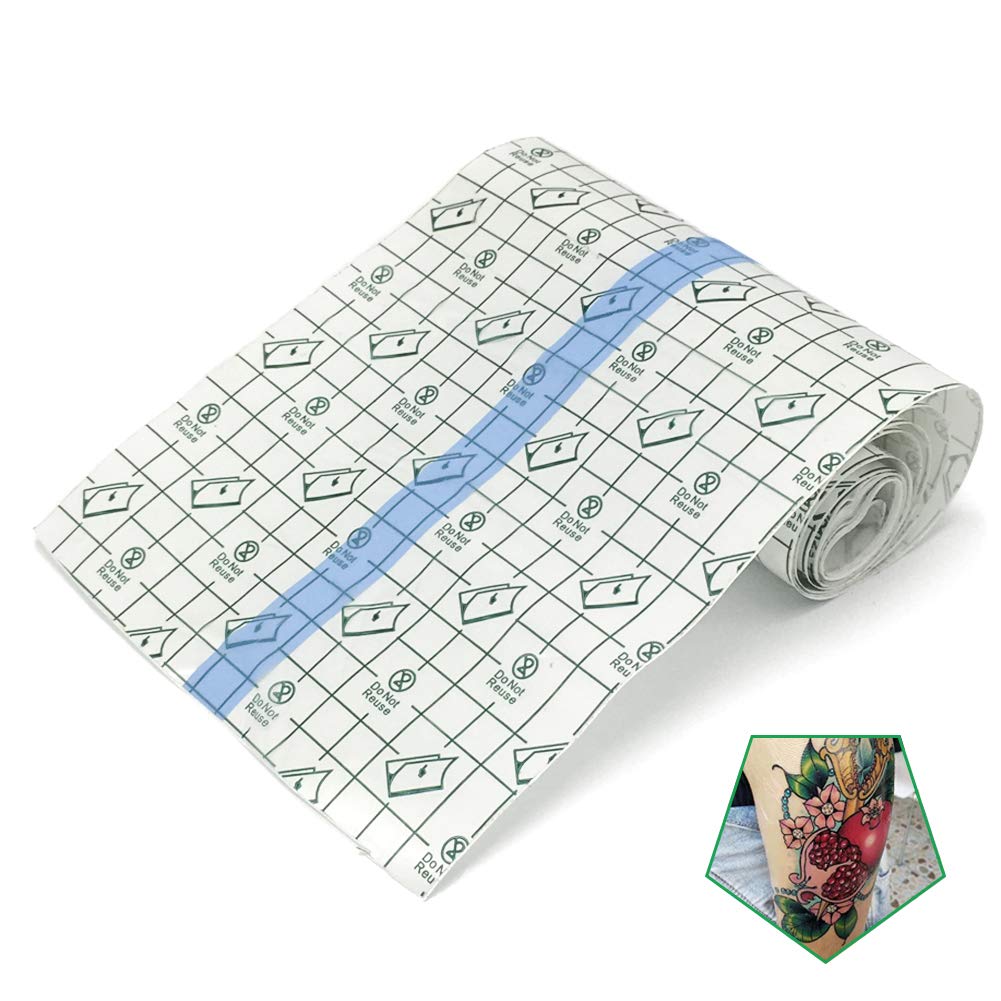 Flatoedu Tattoo Aftercare Bandage Roll 6" x 2 Yard - Waterproof Film | Waterproo