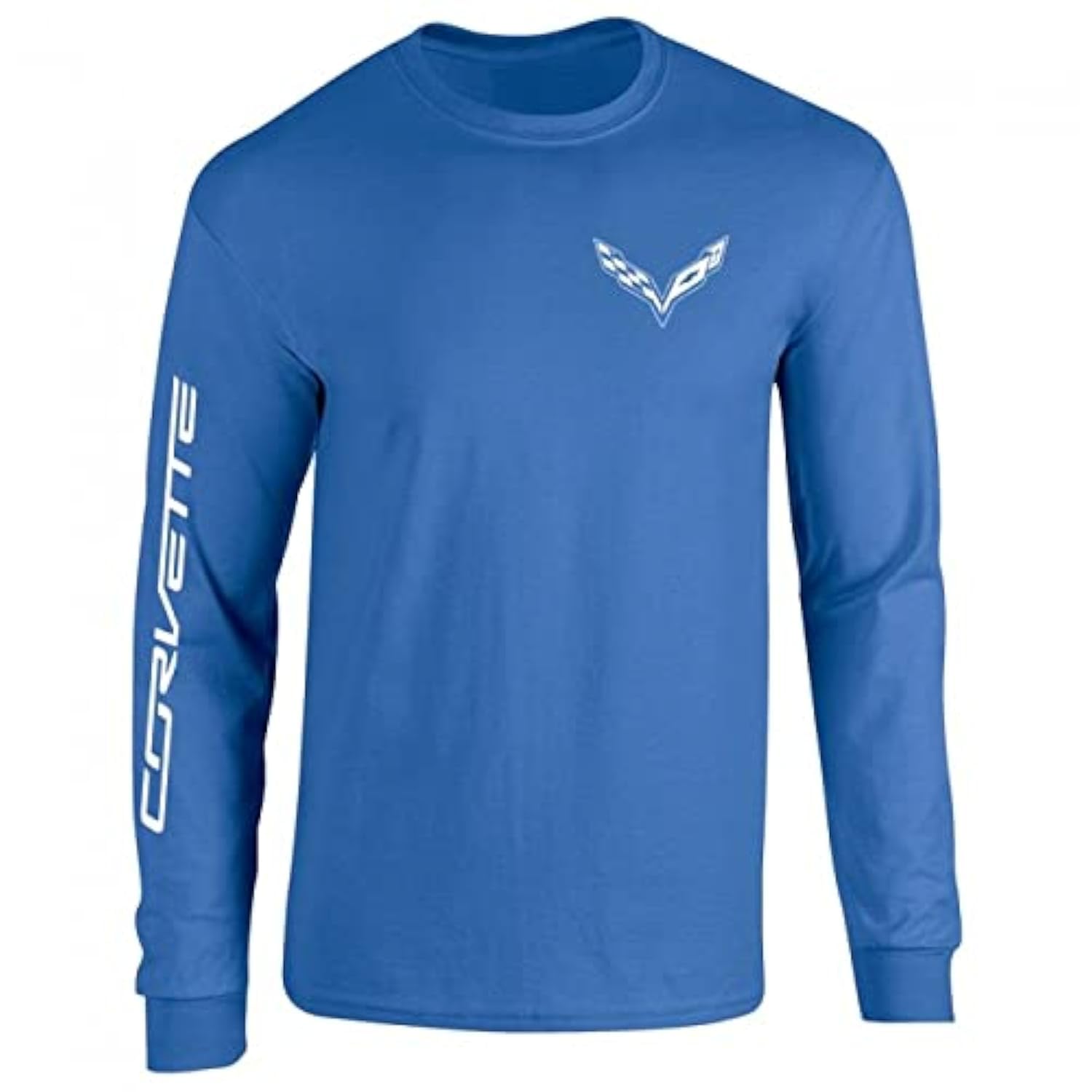 SR1 Performance Corvette T-Shirt - C7 Logo with Corvette Script on Sleeve