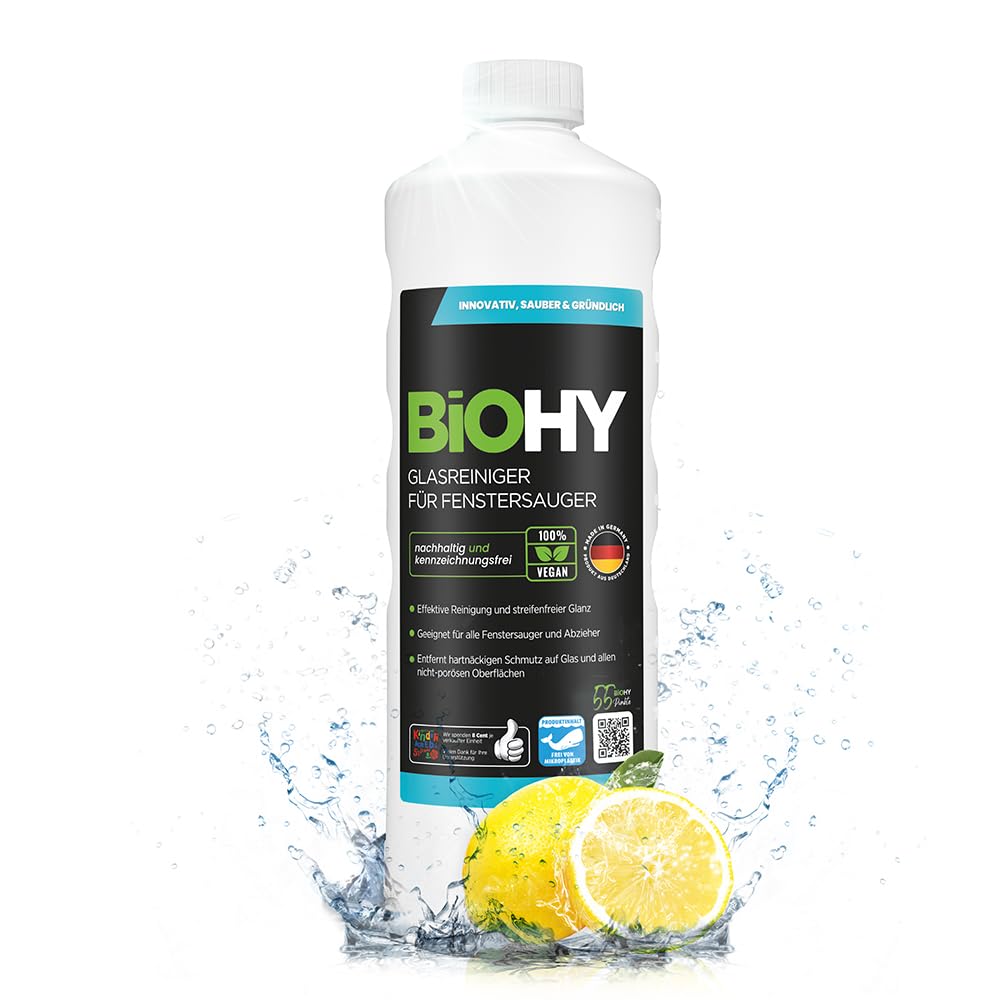 BiOHY Glass Cleaner Window Cleaning Robot Window Vacuum Cleaner Concentrate | Cl