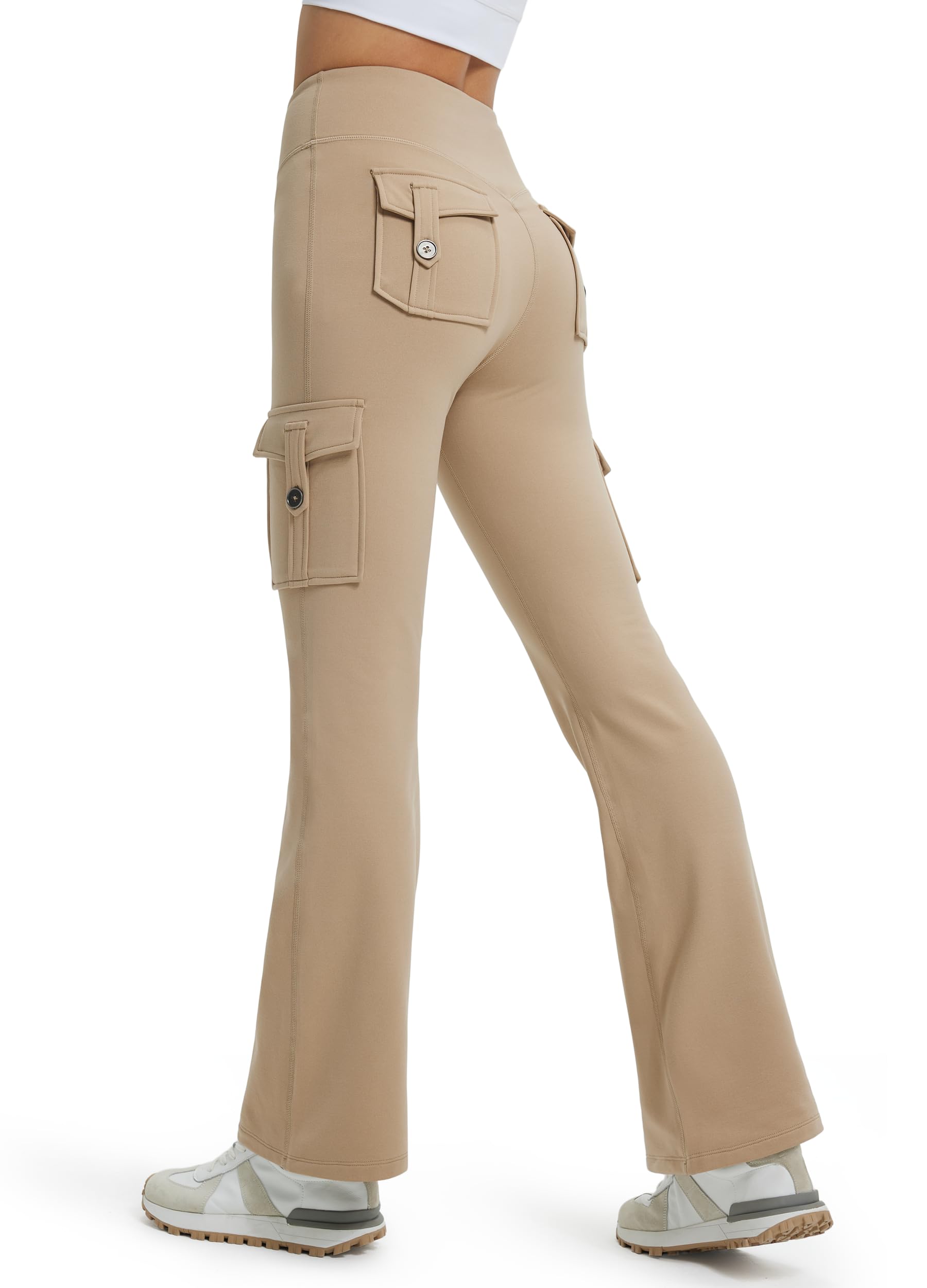 Libin Women's Waterproof High Waist Thermal Leggings