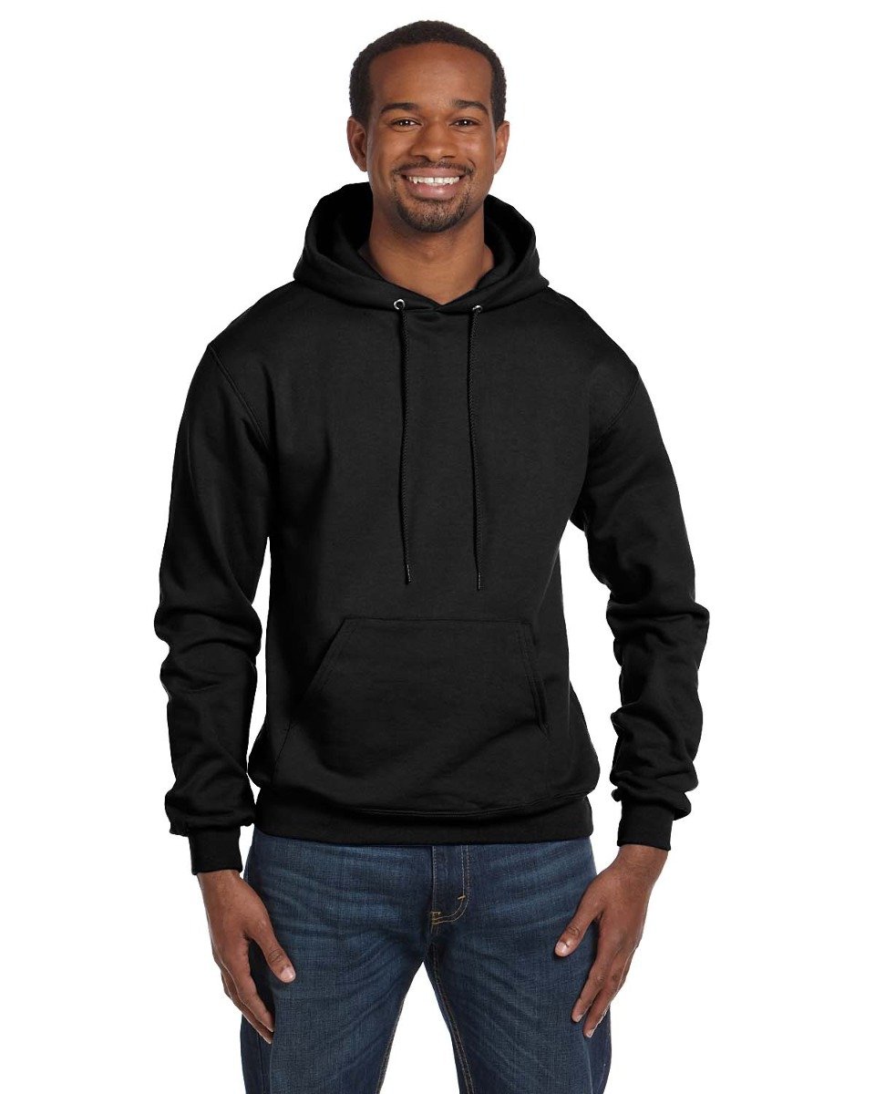 Champion Double Dry Action Fleece Pullover Hood_Black_2XL