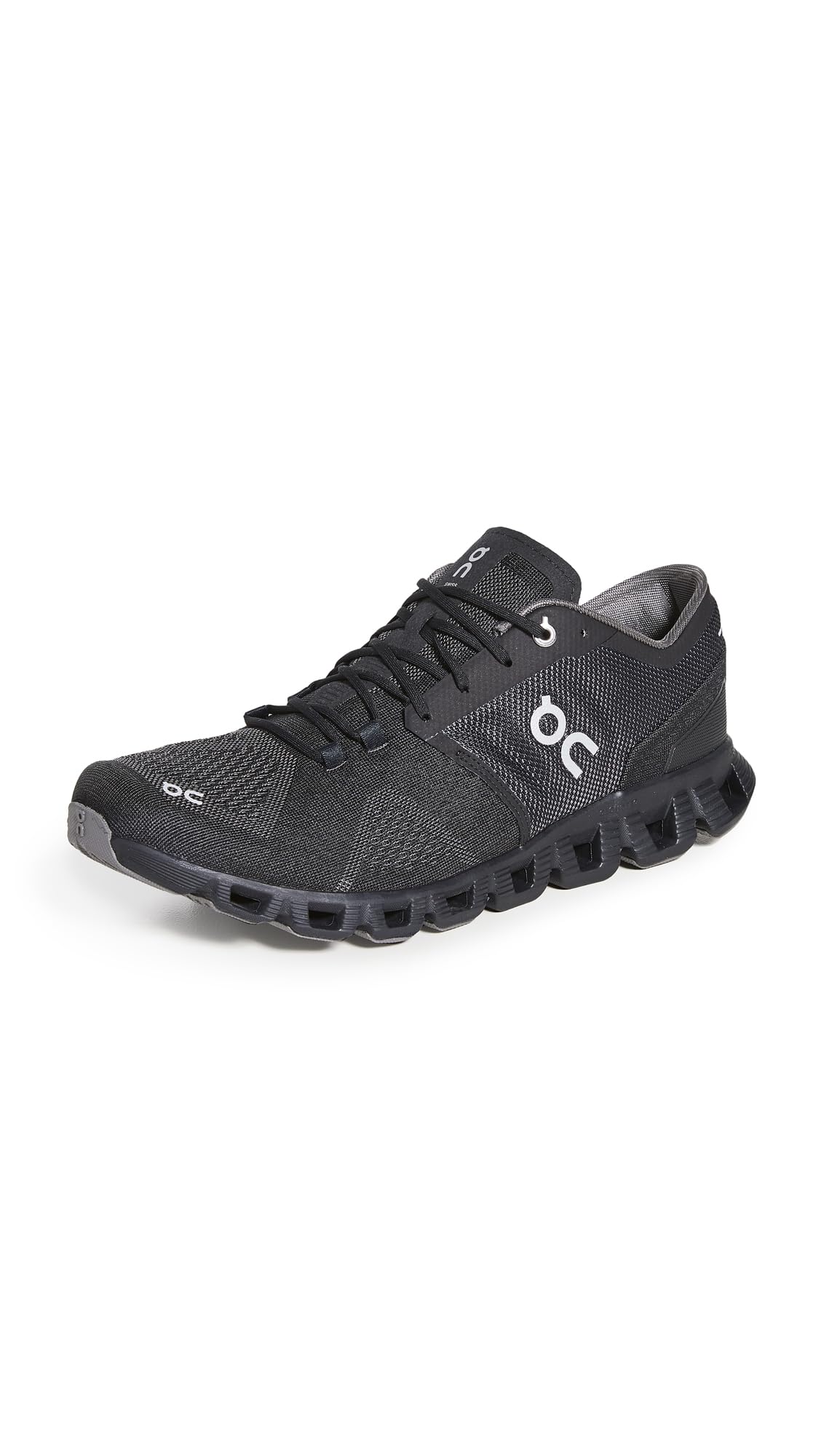 ON Cloud X, Men's Sneakers, Black Asphalt