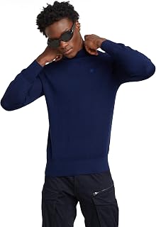 G-Star Men's Premium Core Mock Knitted Sweater