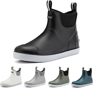 Boots For Men, Safe Water Boots For Adults, Non-Slip Airtight PVC