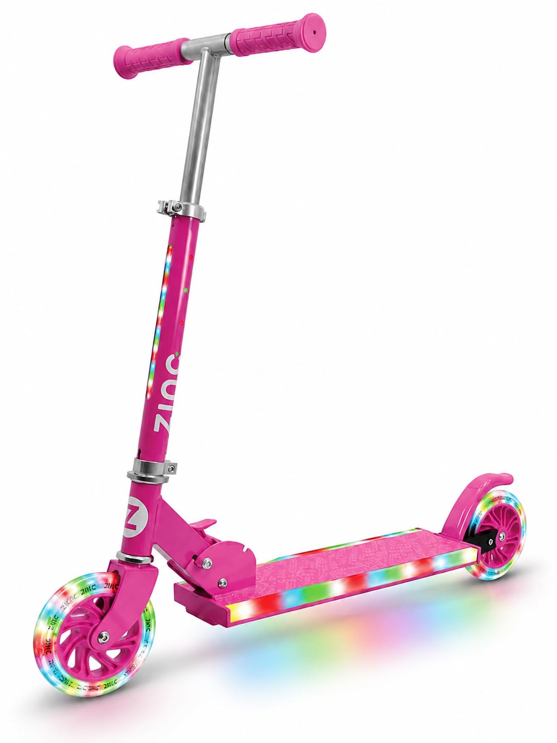 Zinc Light Party 2 Kids Scooter for Boys & Girls Age 3-8 | Foldable Scooter with