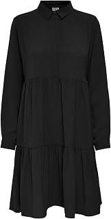 JDY Women's Jdypiper L/S Shirt Dress WVN Noos