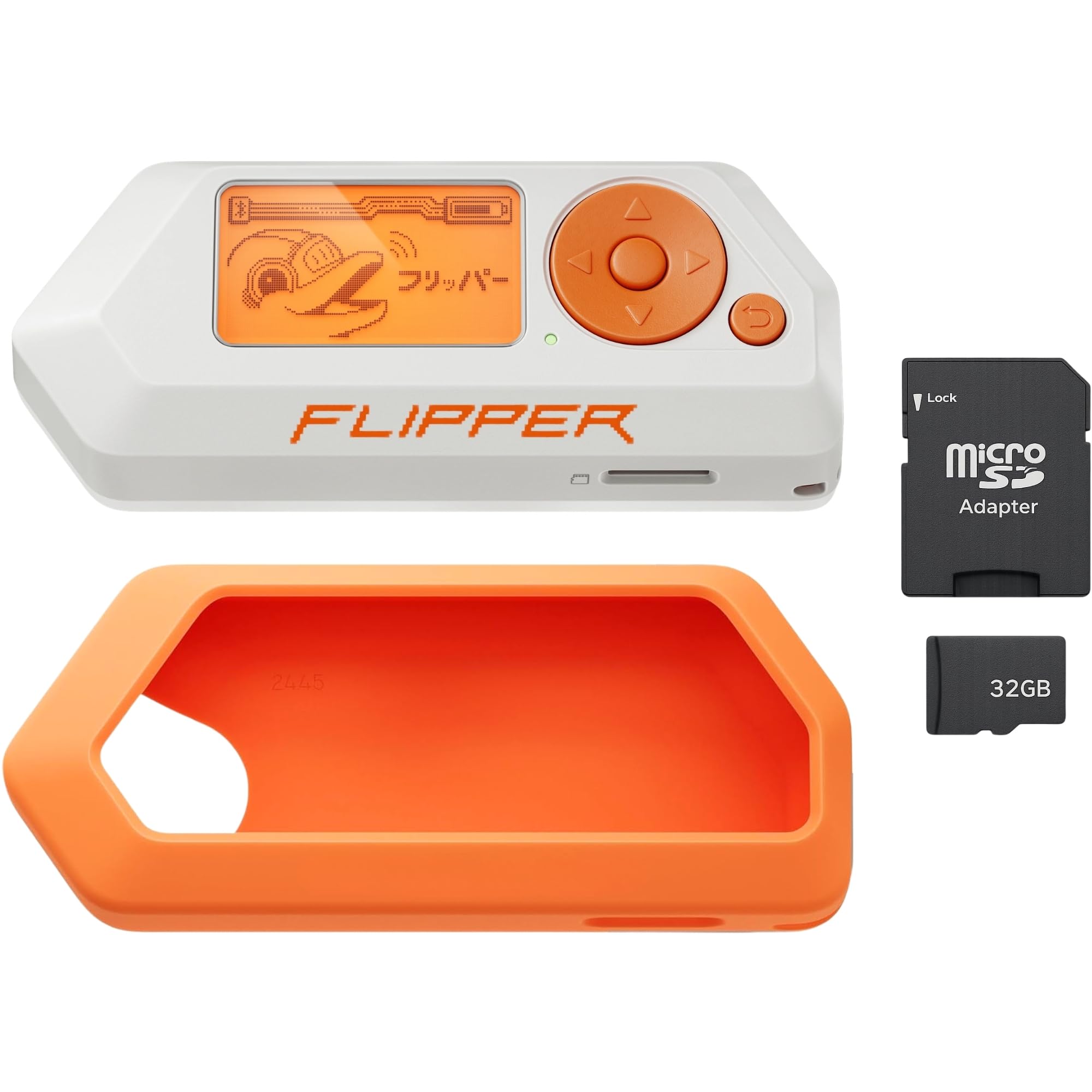 Flipper Zero Essentials Kit - Flipper Zero | Silicone Case | 32 GB MicroSD Card 