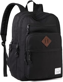 VASCHY School Backpack, 21L Large Capacity Lightweight Rucksack for Travel