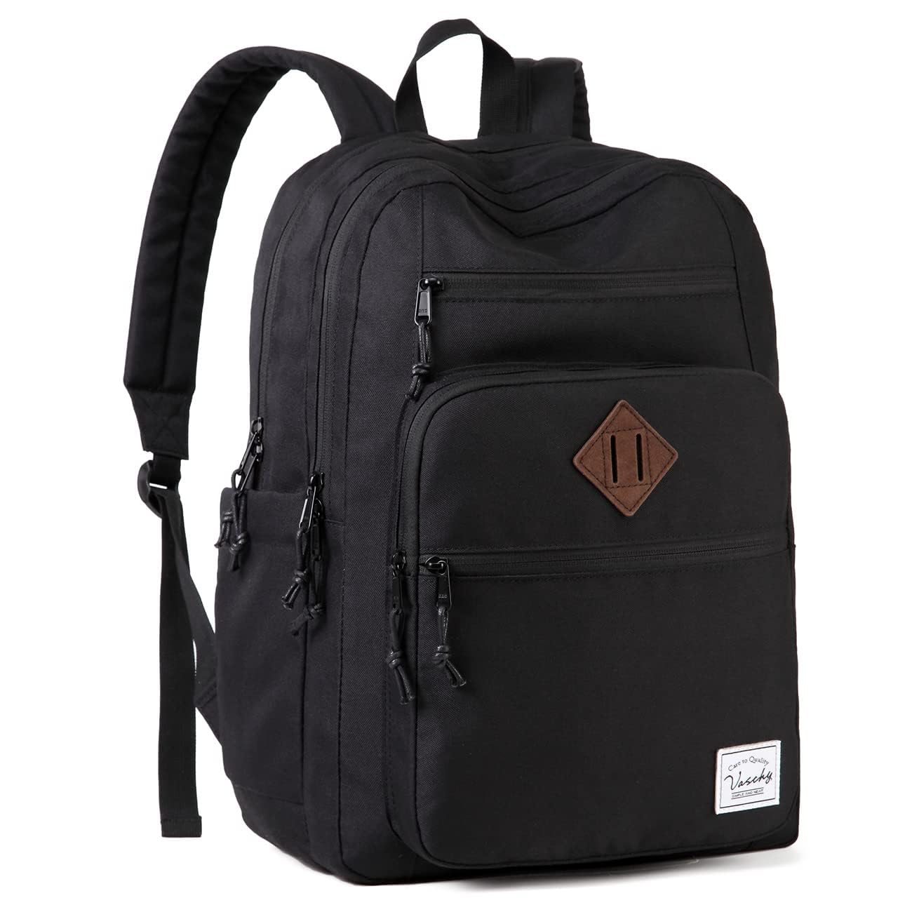 VASCHY School Backpack, 21L Large Capacity Lightweight Rucksack for Travel