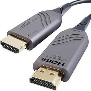 KabelDirekt – Optical 8K HDMI 2.1b Cable Certified – 50ft
