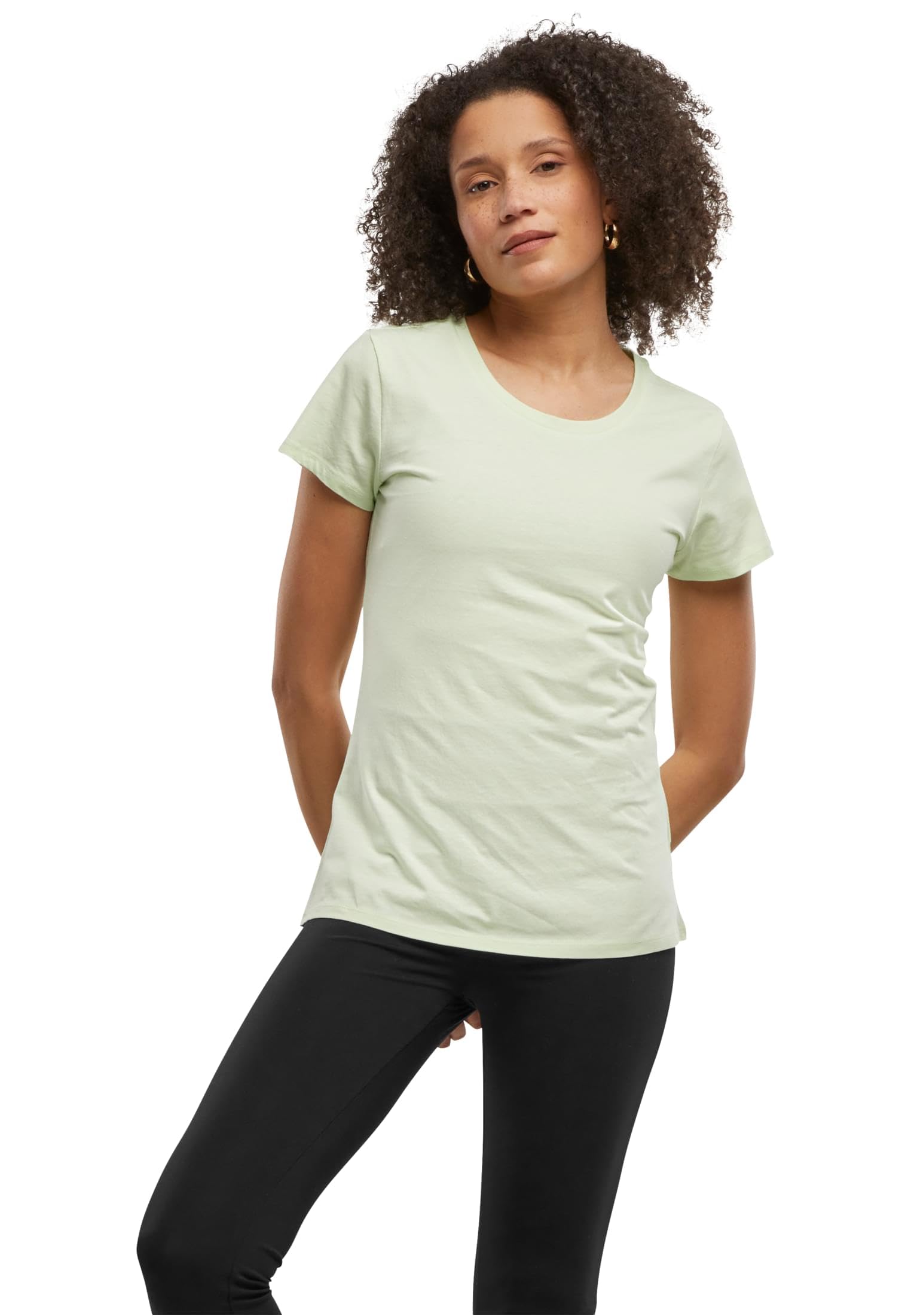 Build Your Brand Bb012-ladies Basic tee Women's T-Shirt (Pack of 1)