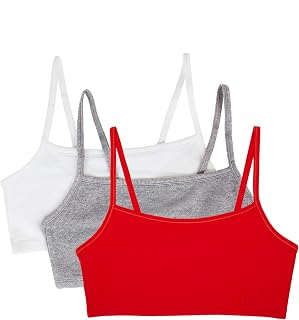 Fruit of the Loom Sports Bra (Pack of 6) for Women