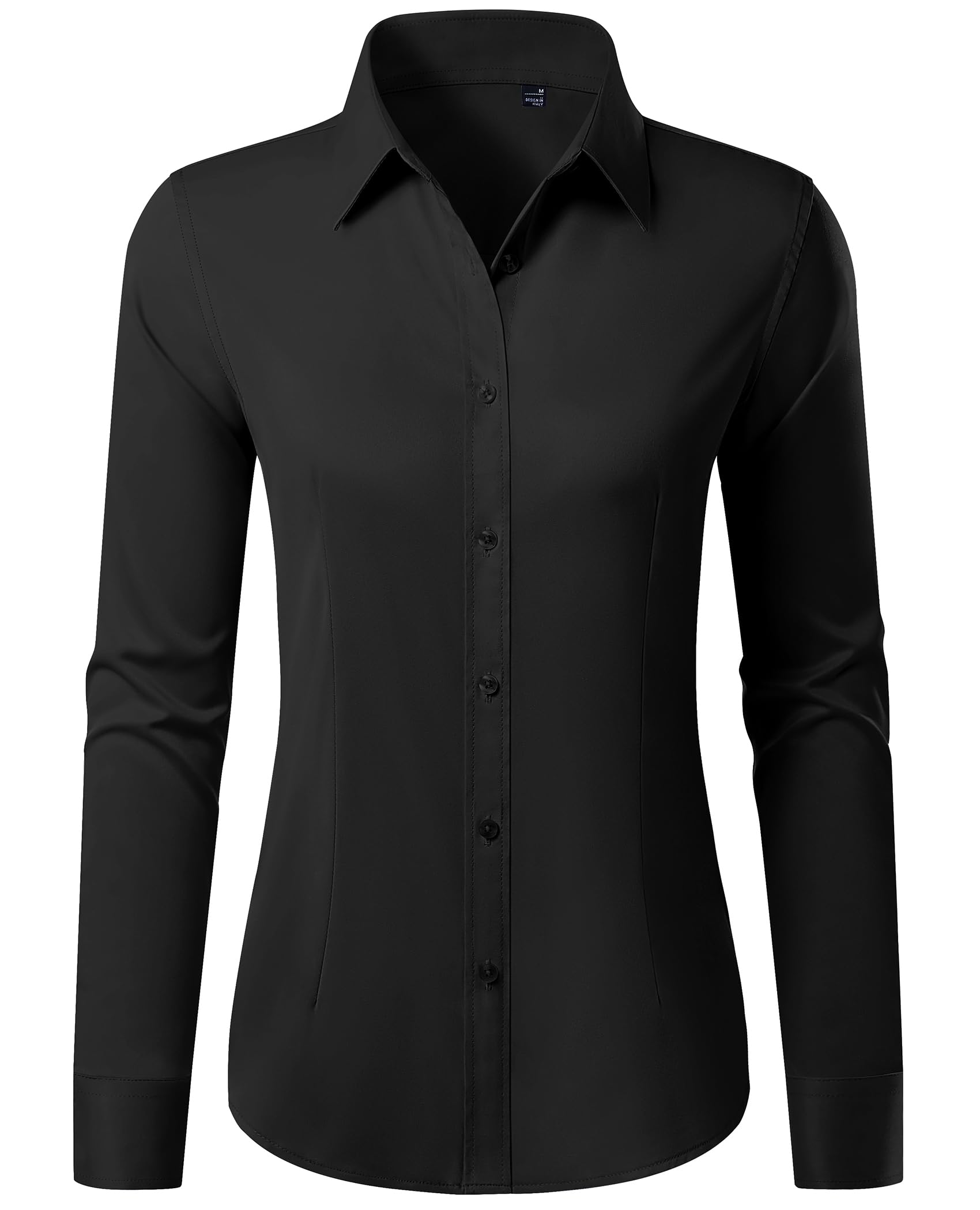 Button Down Shirts for Women Wrinkle Free Dress Shirt Classic Fit Long Sleeve Ca