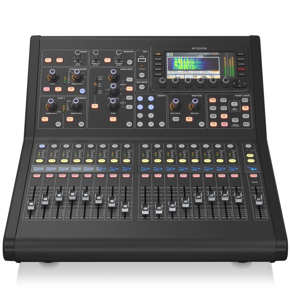 Midas M32 LIVE Digital Console for Live and Studio with 40 Input Channels, 32 Mi