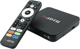 ADTH NextGen TV Box Gen 2 ATSC 3.0 & ATSC 1.0 Digital Converter Box | 64GB Built-in Storage | Over-the-Air TV Tuner & Receiver | 4K HDR | Wi-Fi & Bluetooth | Built-in DVR Recording