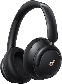 Soundcore Anker Q30, Hybrid Active Noise Cancelling Over-Ear Headphones | Multiple Modes, Hi-Res Audio, Custom EQ via App, 50H Playtime, Comfortable Fit, Bluetooth 5.3, Multipoint Connection