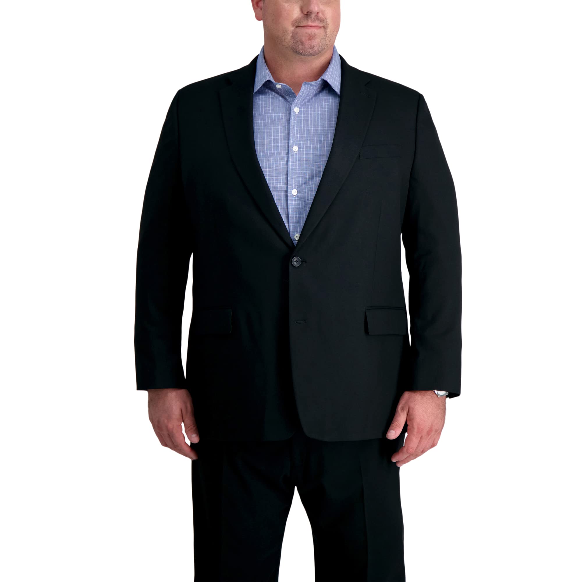 Haggar Men's Big & Tall Mens Jmh Classic Fit Suit Seperates - Pants and Jackets 