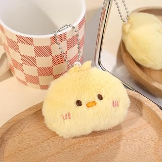Cute Cartoon Animal Theme Plush Keychain Keychain Backpack Car Keychain Hanging Accessories