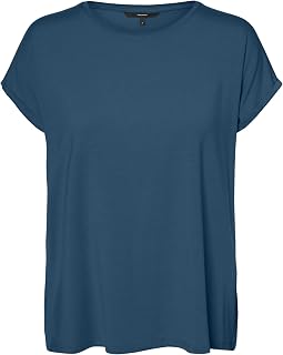VERO MODA Vmava Plain Ss Top Gajrs Noos