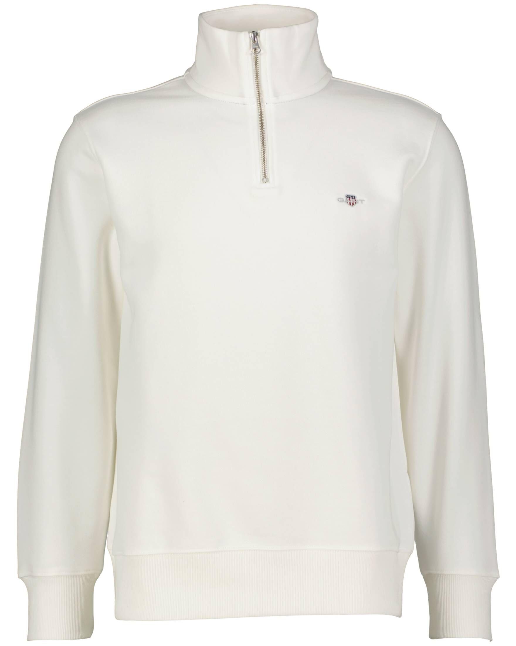 GANT Men's Regular Shield 1/4 Zip Sweatshirt, Bubblegum Pink