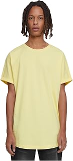URBAN CLASSICS Men's Short Sleeve T-Shirt Long Tee Relaxed Look Cotton Round Neck Various Colours Available Sizes XS - 5XL
