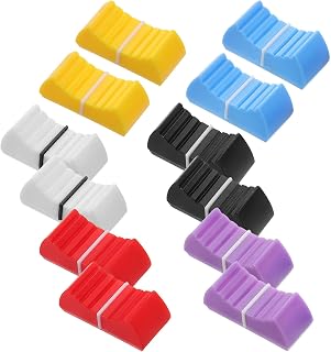24pcs Plastic Mixer Fader Caps, Universal Replacement