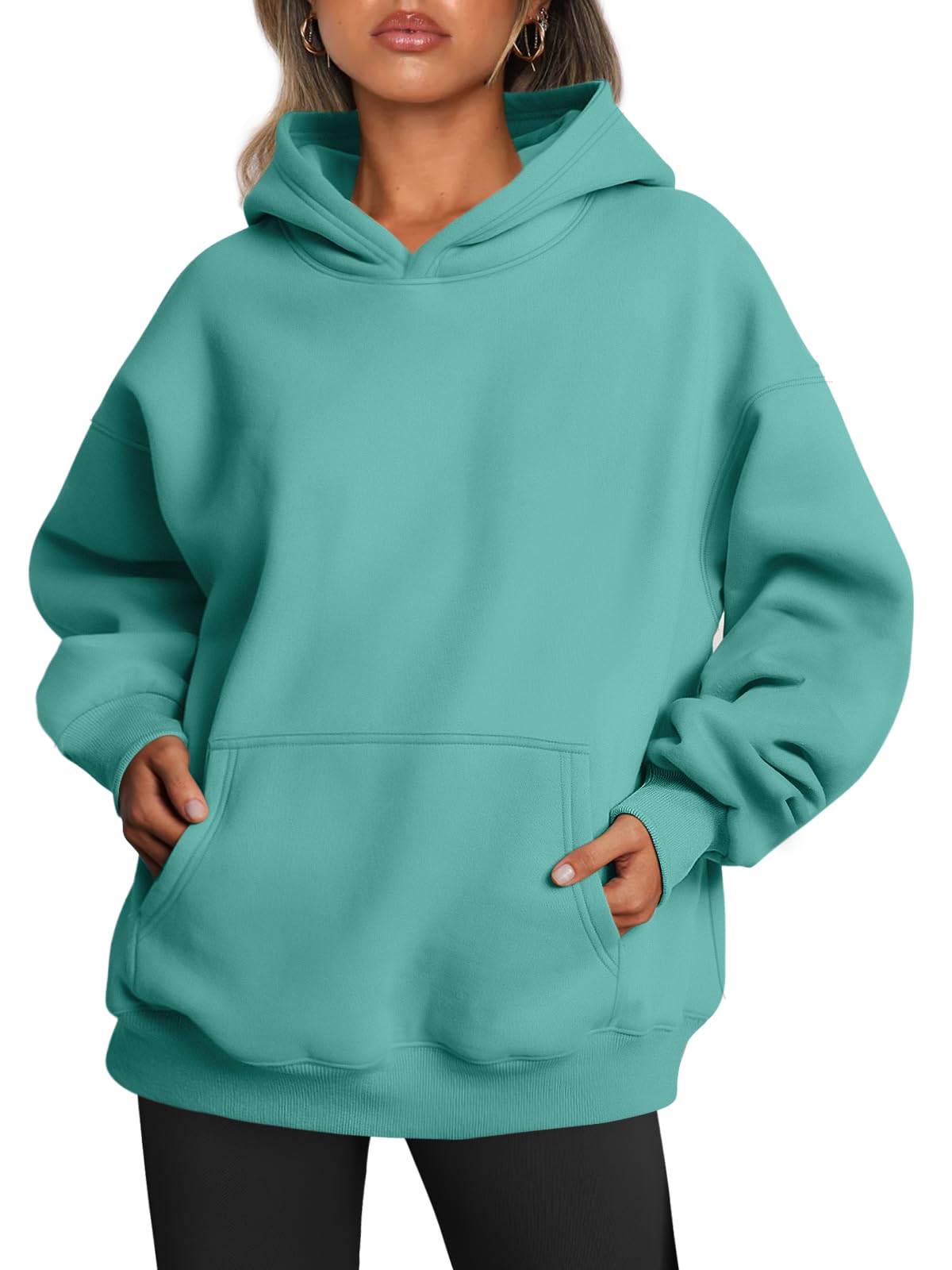 Trendy Queen Women Oversized Hoodie Fleece Sweatshirt Autumn Fashion Pullover Sw