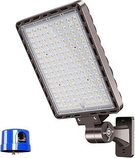 Dream Eeve 350W LED Parking Lot Light Dusk to Dawn Photocell 52500LM 5000K | 100-277V IP65, Square Pole/Wall Mount Commercial Area Waterproof Shoebox Lighting for Driveway, Plaza, Stadium, Street