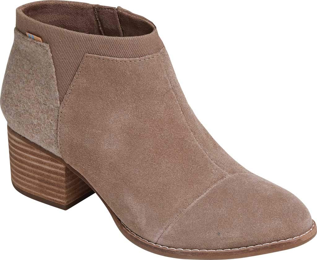TOMS Femme Women Loren Taupe Gray Sandales Bout Ouvert