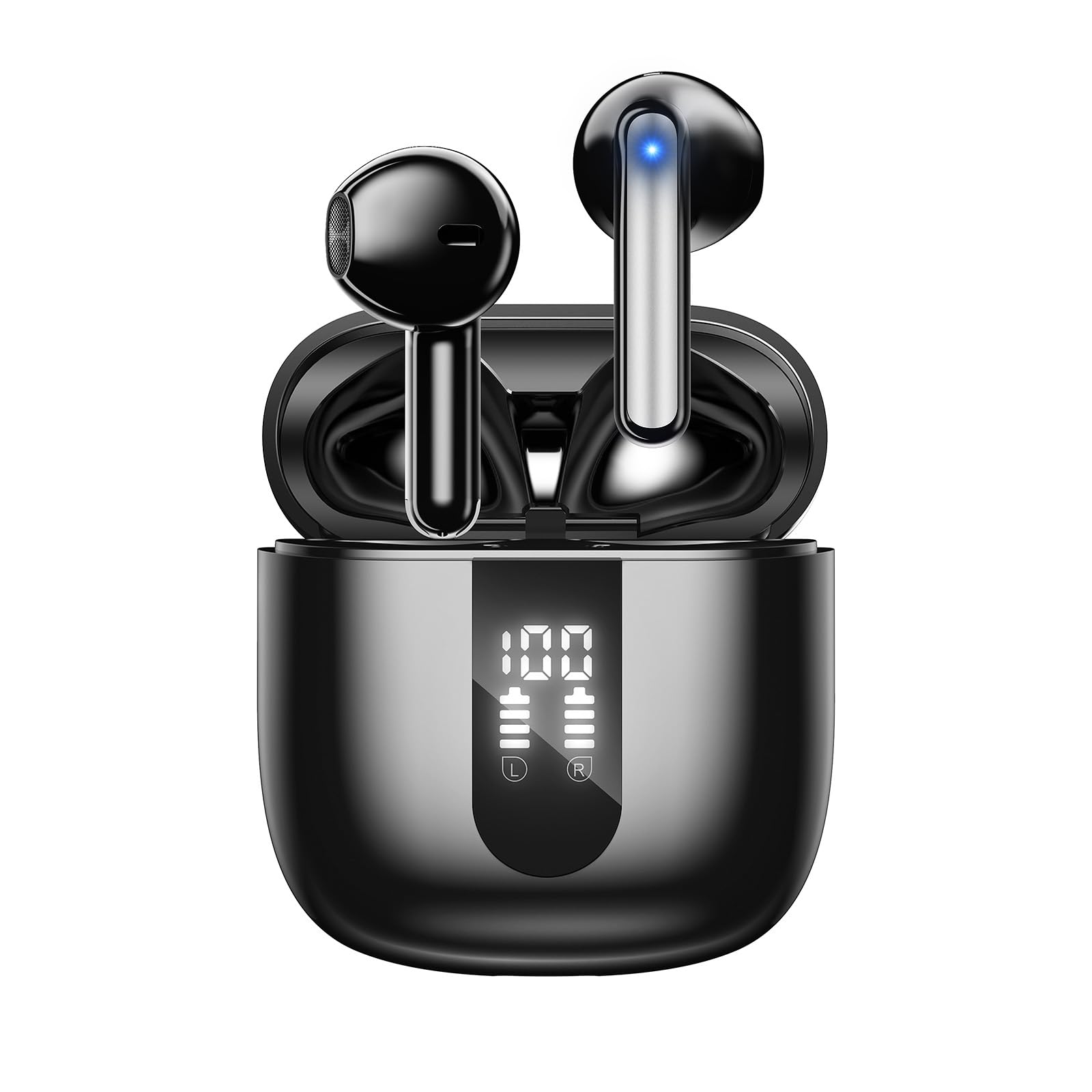 JBES Bluetooth Headphones, Bluetooth 5.4 In Ear Stereo Earphones with 4 Enc Micr