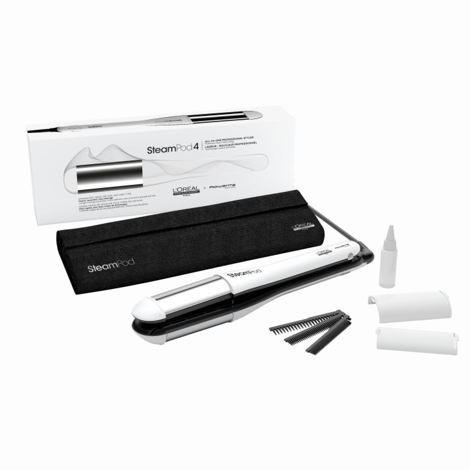 STEAMPOD 4 - Lisseur Boucleur Vapeur - Idée Cadeau - 95% De Dommages En Moins - 