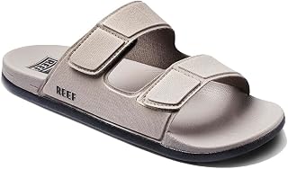 Reef メンズ クッション トレードワインド スライドサンダル, トープ/ブラック, 12 US
