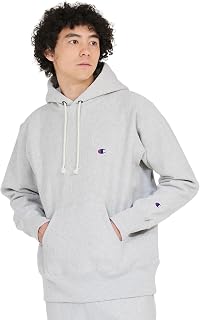 Champion C3-Y133 Men's Hoodie, Long Sleeve, 11.5 oz, Cotton USA, One Point Logo, Reverse Weave (R) Hooded Sweatshirt