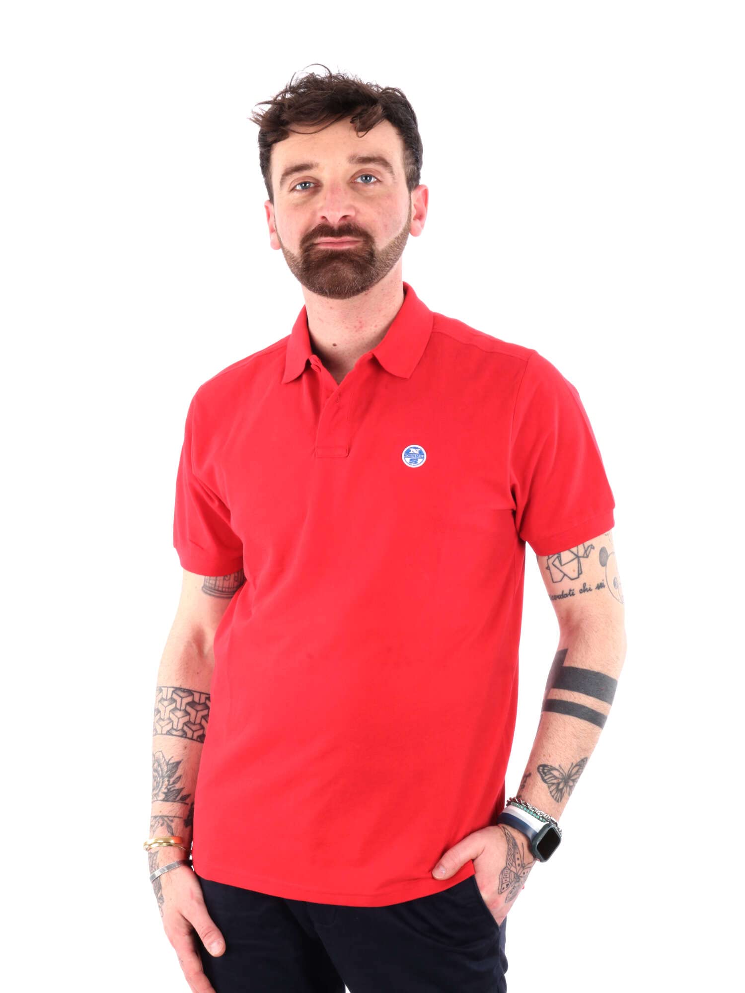 NORTH SAILS Men's Polo Shirt Short Sleeve with Collar and Buttons Item 692383 Po